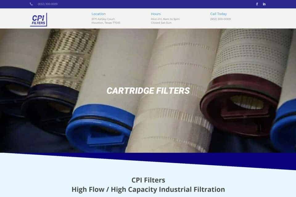 CPI Filters by KELCO Tool & Machine 