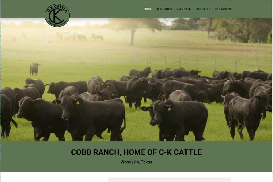 Cobb Ranch, Home of C-K Cattle by KELCO Tool & Machine 